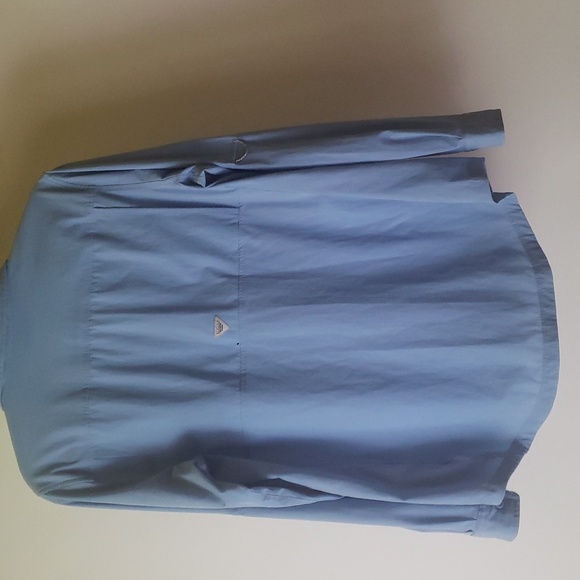 Columbia Omni Shape boys Fishers Button down Shirt Size Large Lt Blue - Picture 5 of 5